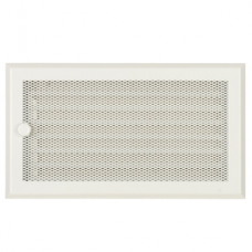 Решетка вентиляционная Parkanex Белая 17*37 с жалюзи Решетка вентиляционная Parkanex Белая 17*37 с жалюзи