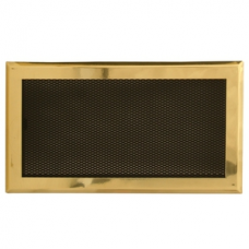 Решетка вентиляционная Parkanex Латунь 17*37 Решетка вентиляционная Parkanex Латунь 17*37