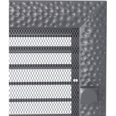 Решетка вентиляционная Kratki графитовая Venus 22*37 с жалюзи Решетка вентиляционная Kratki графитовая Venus 22*37 с жалюзи