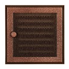 Решетка вентиляционная Parkanex Состаренная медь 17*17 с жалюзи Решетка вентиляционная Parkanex Состаренная медь 17*17 с жалюзи