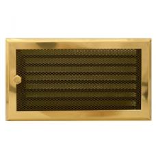 Решетка вентиляционная Parkanex Латунь 17*30 с жалюзи Решетка вентиляционная Parkanex Латунь 17*30 с жалюзи