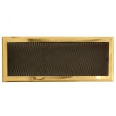Решетка вентиляционная Parkanex Латунь 17*49 с жалюзи Решетка вентиляционная Parkanex Латунь 17*49 с жалюзи