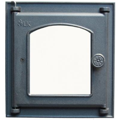 Дверца топочная 361 LK, 250х280, со стеклом