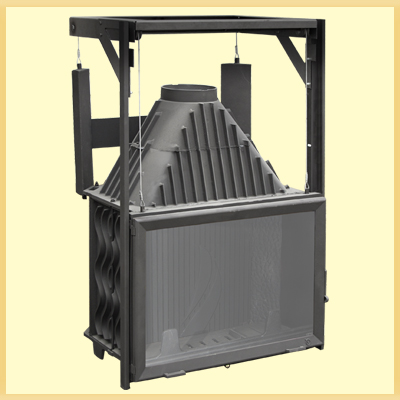 Топка КАМИЛЛА 800П (с подъёмным механизмом)