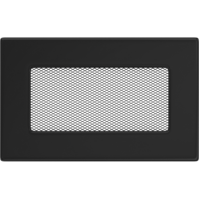 Решетка вентиляционная Kratki черная 11x17