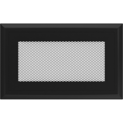 Решетка вентиляционная Kratki Oskar черная 11*17