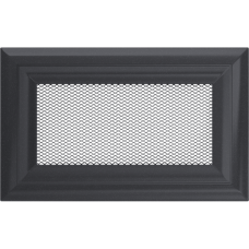 Решетка вентиляционная Kratki Oskar графитовая 11*17 Решетка вентиляционная Kratki Oskar графитовая 11*17