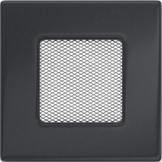 Решетка вентиляционная Kratki графитовая 11*11 Решетка вентиляционная Kratki графитовая 11*11