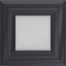 Решетка вентиляционная Kratki Oskar графитовая 11*11 Решетка вентиляционная Kratki Oskar графитовая 11*11