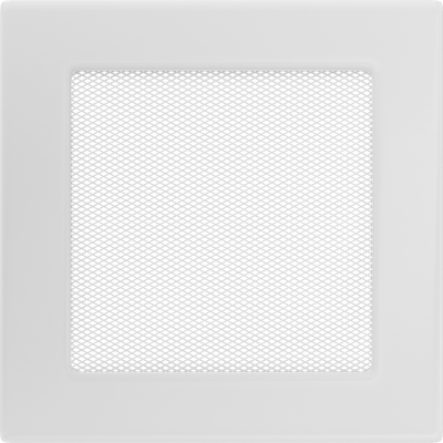 Решетка вентиляционная Kratki белая 17*17