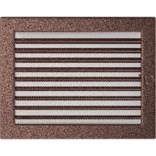 Решетка вентиляционная Kratki медная 22*30 с жалюзи Решетка вентиляционная Kratki медная 22*30 с жалюзи