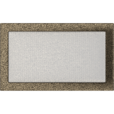 Решетка вентиляционная Kratki черная-латунь 22*37 Решетка вентиляционная Kratki черная-латунь 22*37