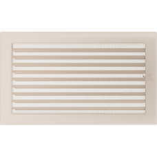 Решетка вентиляционная Kratki кремовая 22*37 с жалюзи Решетка вентиляционная Kratki кремовая 22*37 с жалюзи