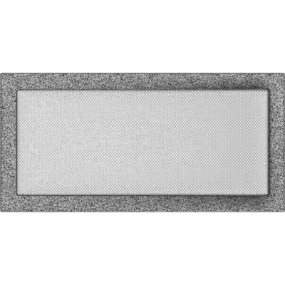 Решетка вентиляционная Kratki черный-хром 22*45