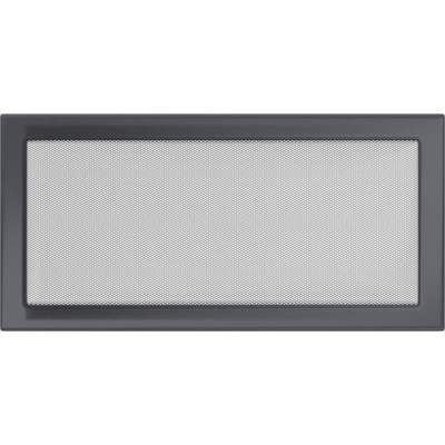 Решетка вентиляционная Kratki графитовая 22x45