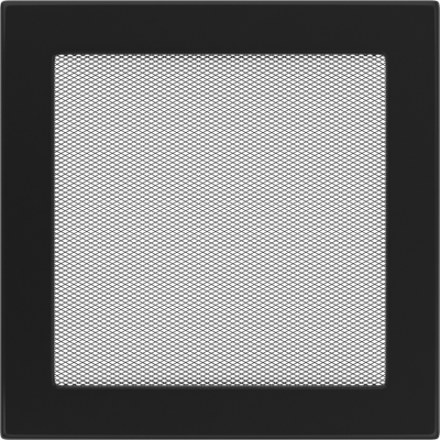 Решетка вентиляционная Kratki черная 22x22