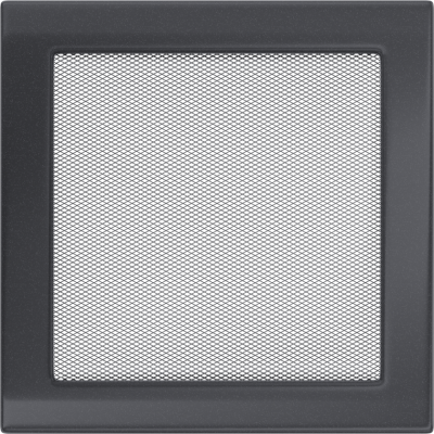 Решетка вентиляционная Kratki графитовая 22x22