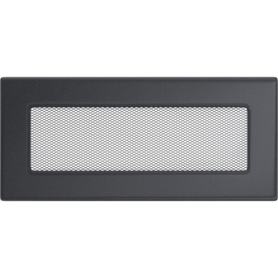 Решетка вентиляционная Kratki графитовая 11*24