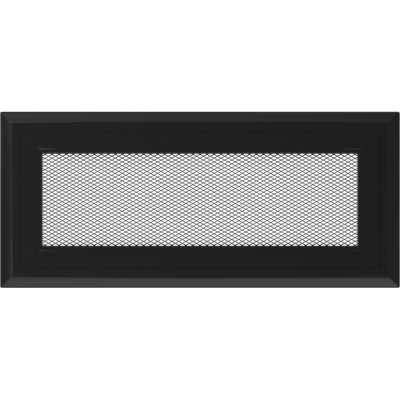Решетка вентиляционная Kratki Oskar черная 11*24