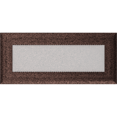 Решетка вентиляционная Kratki Oskar медная 11*24