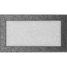 Решетка вентиляционная Kratki черный-хром 17*30 Решетка вентиляционная Kratki черный-хром 17*30