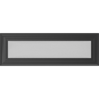 Решетка вентиляционная Kratki Oskar графитовая 11*32