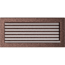 Решетка вентиляционная Kratki медная 17*37 c жалюзи Решетка вентиляционная Kratki медная 17*37 c жалюзи