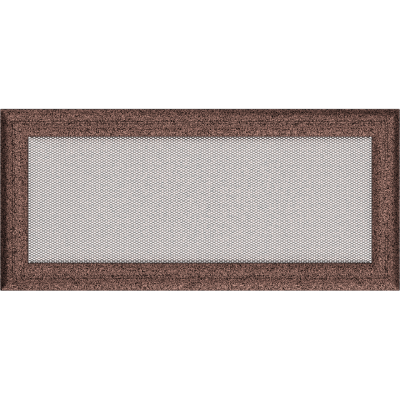 Решетка вентиляционная Kratki Oskar медная 17*37