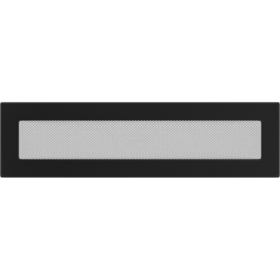 Решетка вентиляционная Kratki черная 11x42