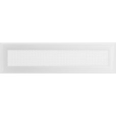 Решетка вентиляционная Kratki Oskar белая 11*42 Решетка вентиляционная Kratki Oskar белая 11*42