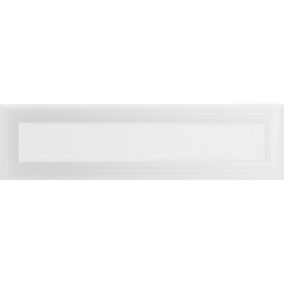 Решетка вентиляционная Kratki Oskar белая 11*42