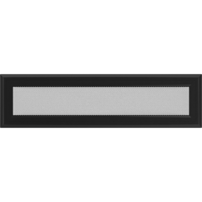 Решетка вентиляционная Kratki Oskar черная 11*42