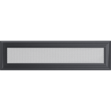 Решетка вентиляционная Kratki Oskar графитовая 11*42 Решетка вентиляционная Kratki Oskar графитовая 11*42