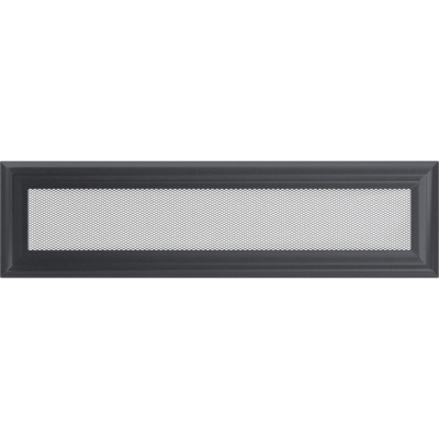 Решетка вентиляционная Kratki Oskar графитовая 11*42