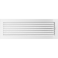 Решетка вентиляционная Kratki белая 17*49 c жалюзи