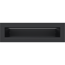 Решетка вентиляционная Kratki черная Luft 60*200 Решетка вентиляционная Kratki черная Luft 60*200