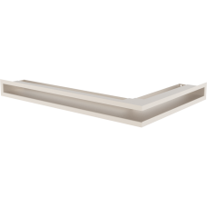 Решетка вентиляционная Kratki кремовая Luft угловая левая 600*400*60 Решетка вентиляционная Kratki кремовая Luft угловая левая 600*400*60