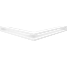 Решетка вентиляционная Kratki белая Luft угловая 560*560*60 Решетка вентиляционная Kratki белая Luft угловая 560*560*60