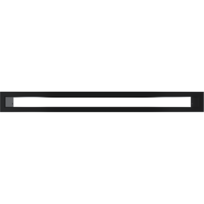 Решетка вентиляционная Kratki черная Tunel 60*800